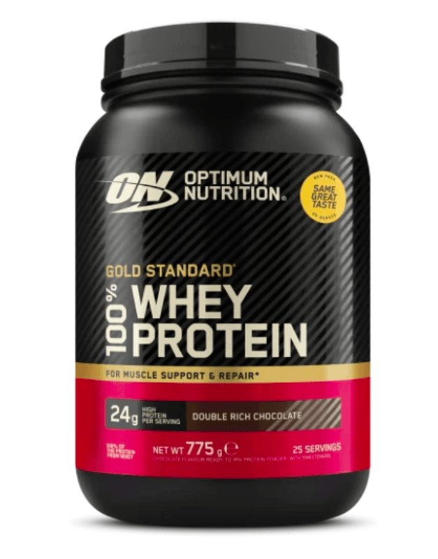 Optimum Nutrition 100% Whey Gold Standard, Double Rich Chocolate, 775g