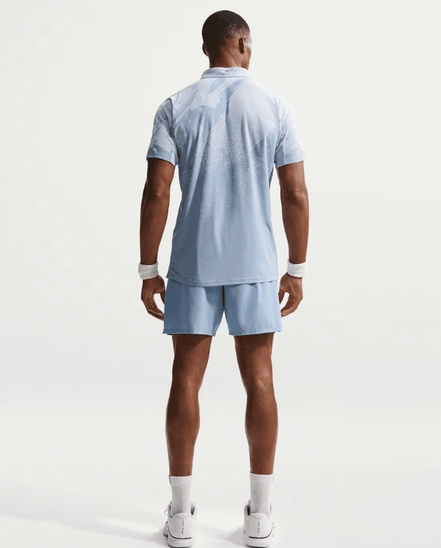 NikeCourt Slam Men's Dri-FIT Tennis Shorts (Work Blue / Hydrogen Blue / Black)