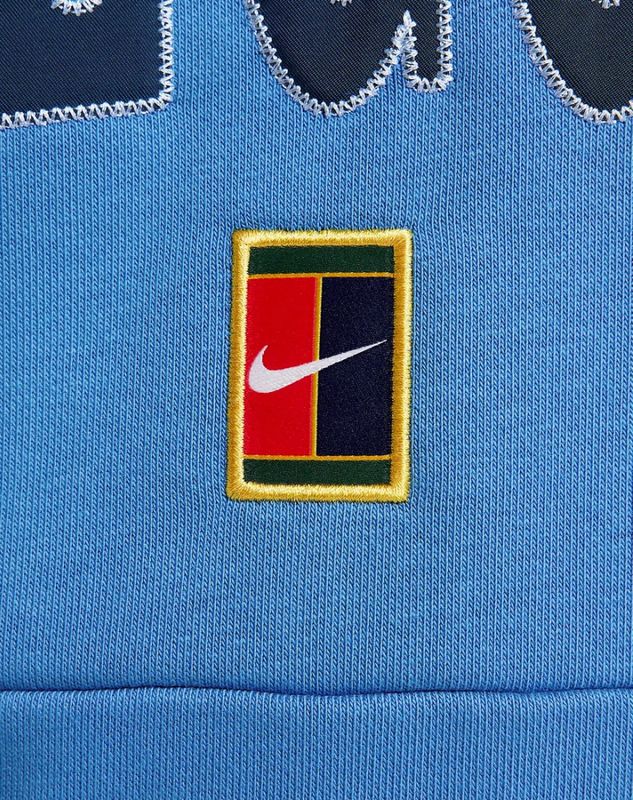 Nike Court Men's Dri-FIT Fleece Heritage Hoodie (Star Blue)