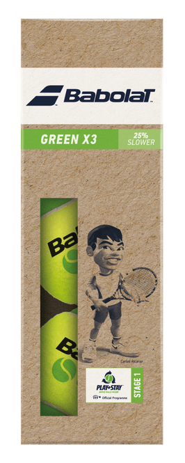 Hovedbilde Babolat Green (3 Baller)