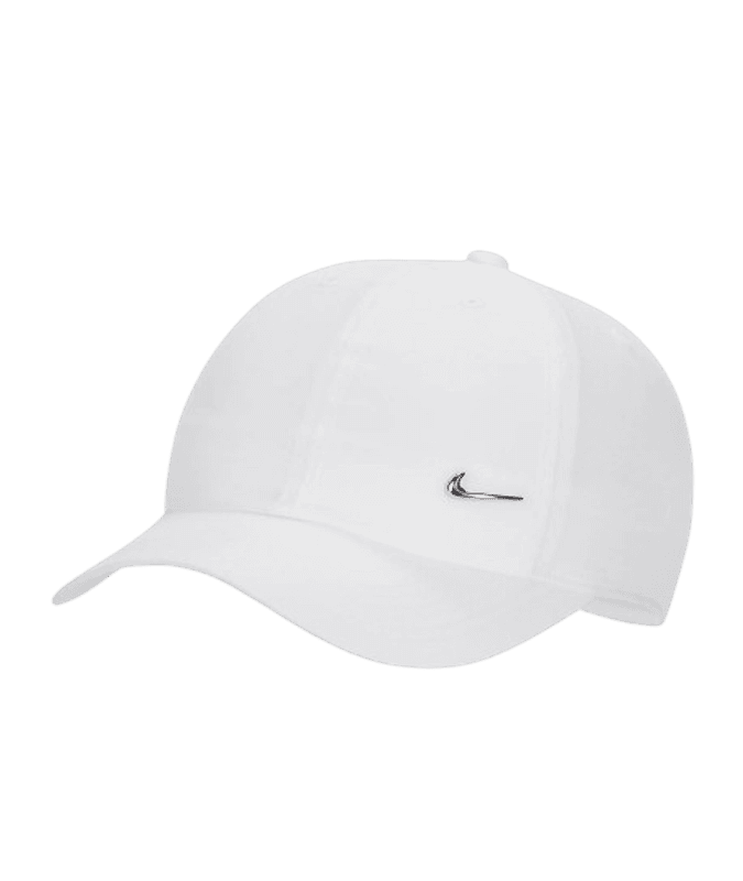Nike Kid's Dri-FIT Club Cap Metal Swoosh (Hvit)
