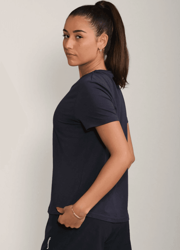 RS Women's Paris Relaxed Tee (Navy / White)