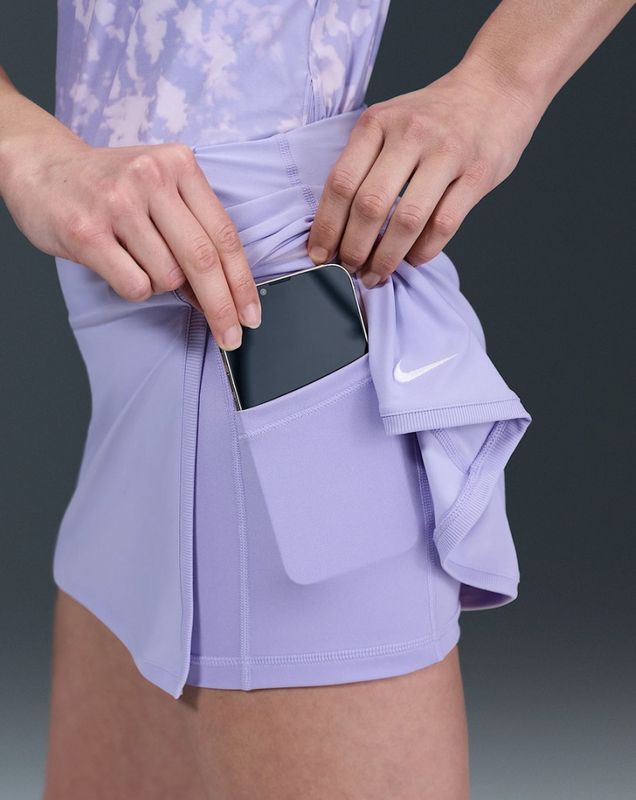 Nike Women's Dri-FIT Victory Skirt Straight (Lilac Ice / White)