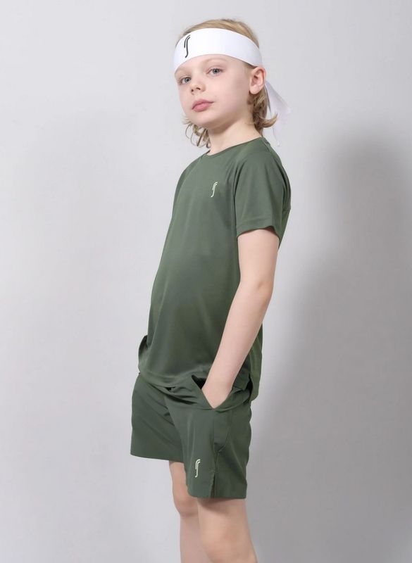 RS Junior Performance Tee (Court Green)