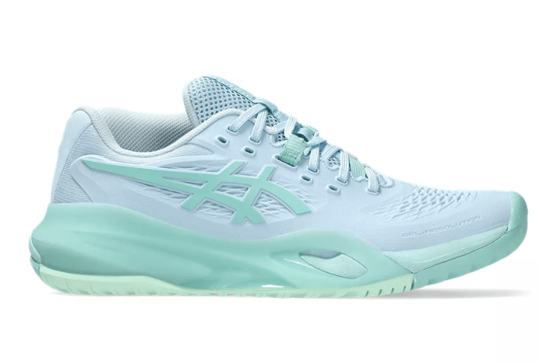 Asics Gel Resolution X Dame (Light Blue / Oasis Green)