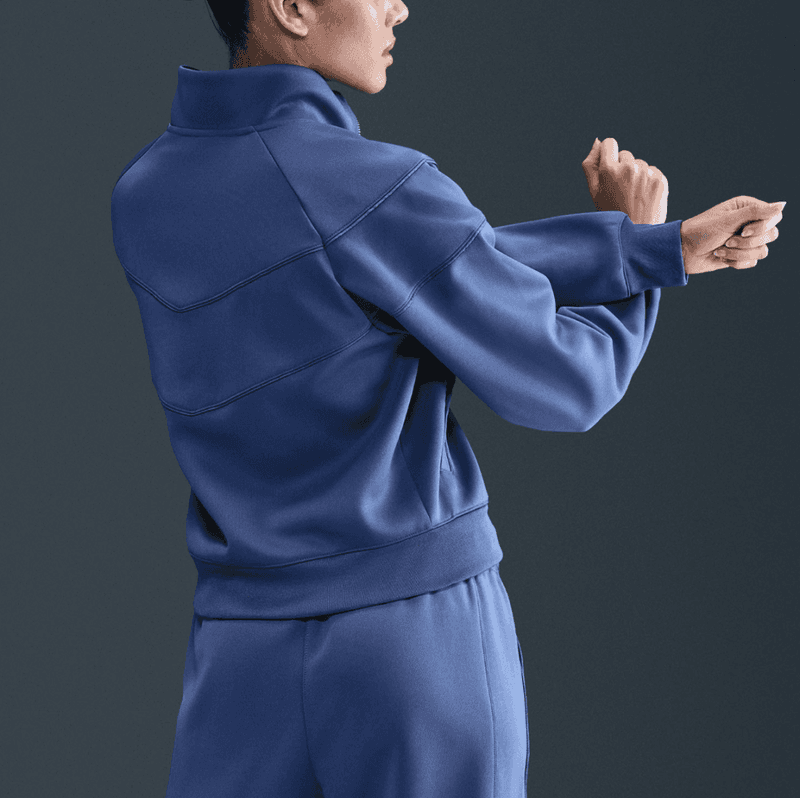 NikeCourt Heritage Windrunner Women's Tennis Jacket (Diffused Blue)