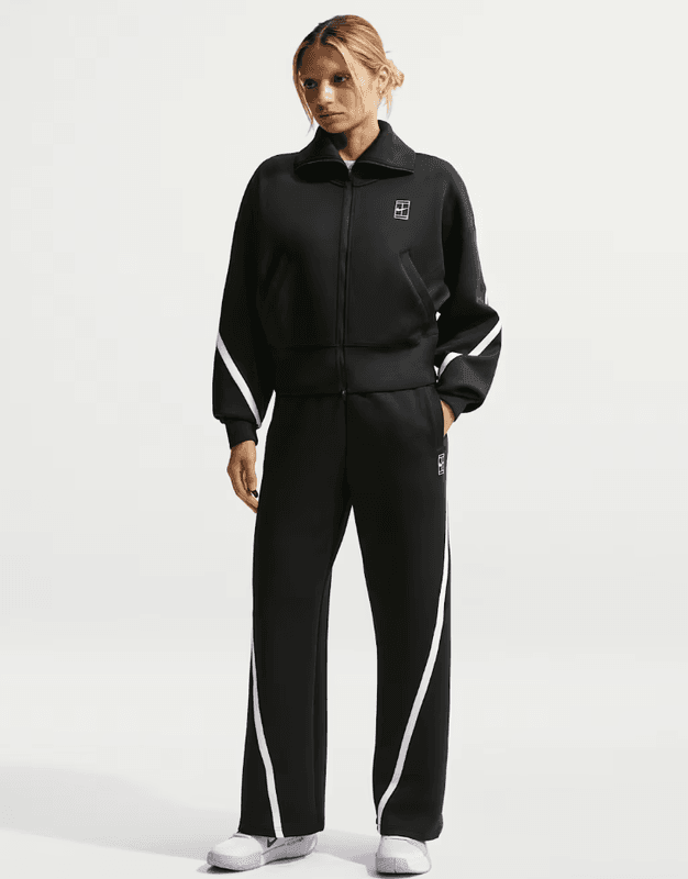 Nike Advantage Women's Dri-FIT Tennis Trousers (Black / White)