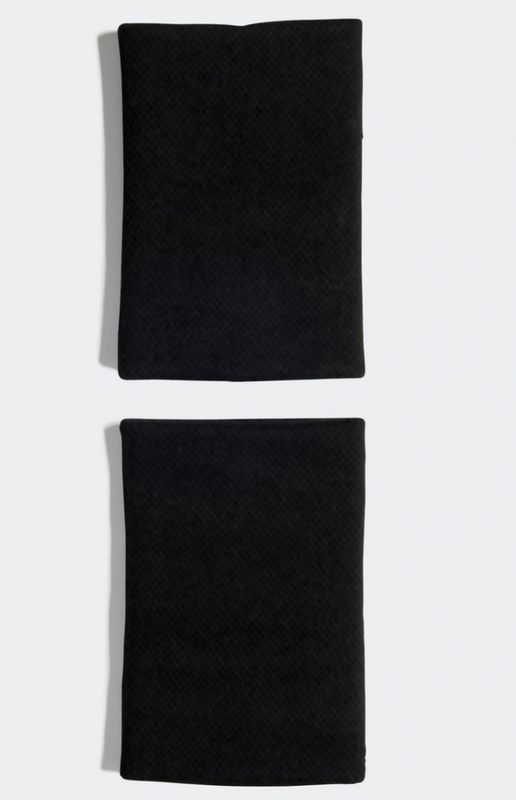 Adidas Tennis Wristband Large 2 Pack (Svart)