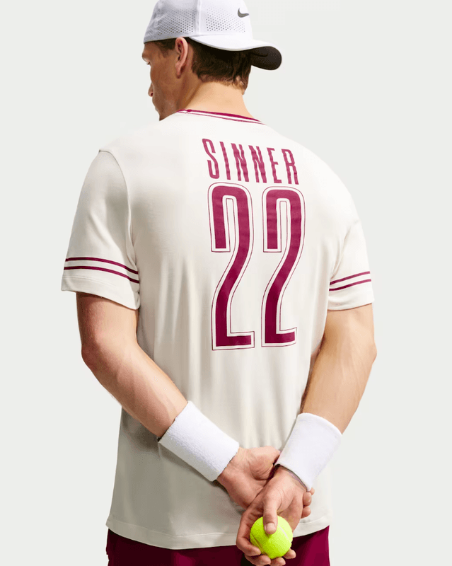 Nike Jannik Sinner Men's Dri-FIT Tennis Shirt (Pale Ivory)